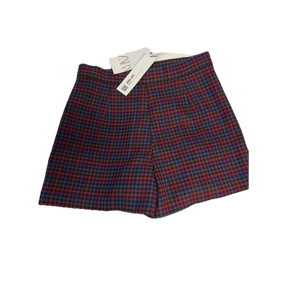 Zara Plade Split Skirt Skort small - Picture 5 of 6